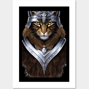 Viking Cat Posters and Art